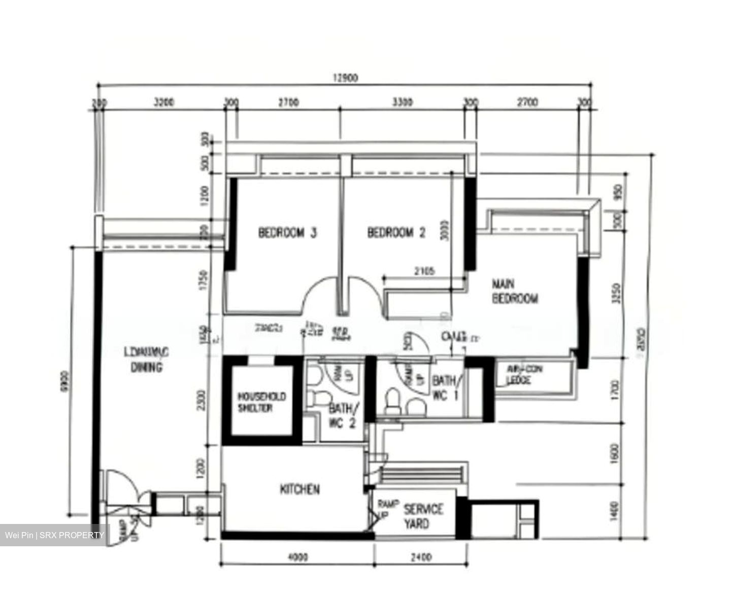 Blk 62B Strathmore Green (Queenstown), HDB 4 Rooms #508117861